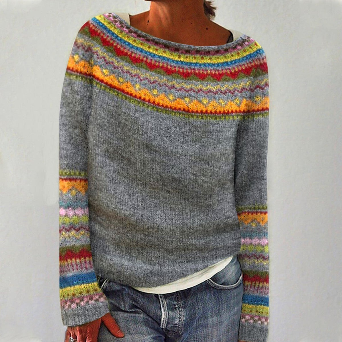 Pullover Damen | Vintage Design & Kuschelig Warm 1