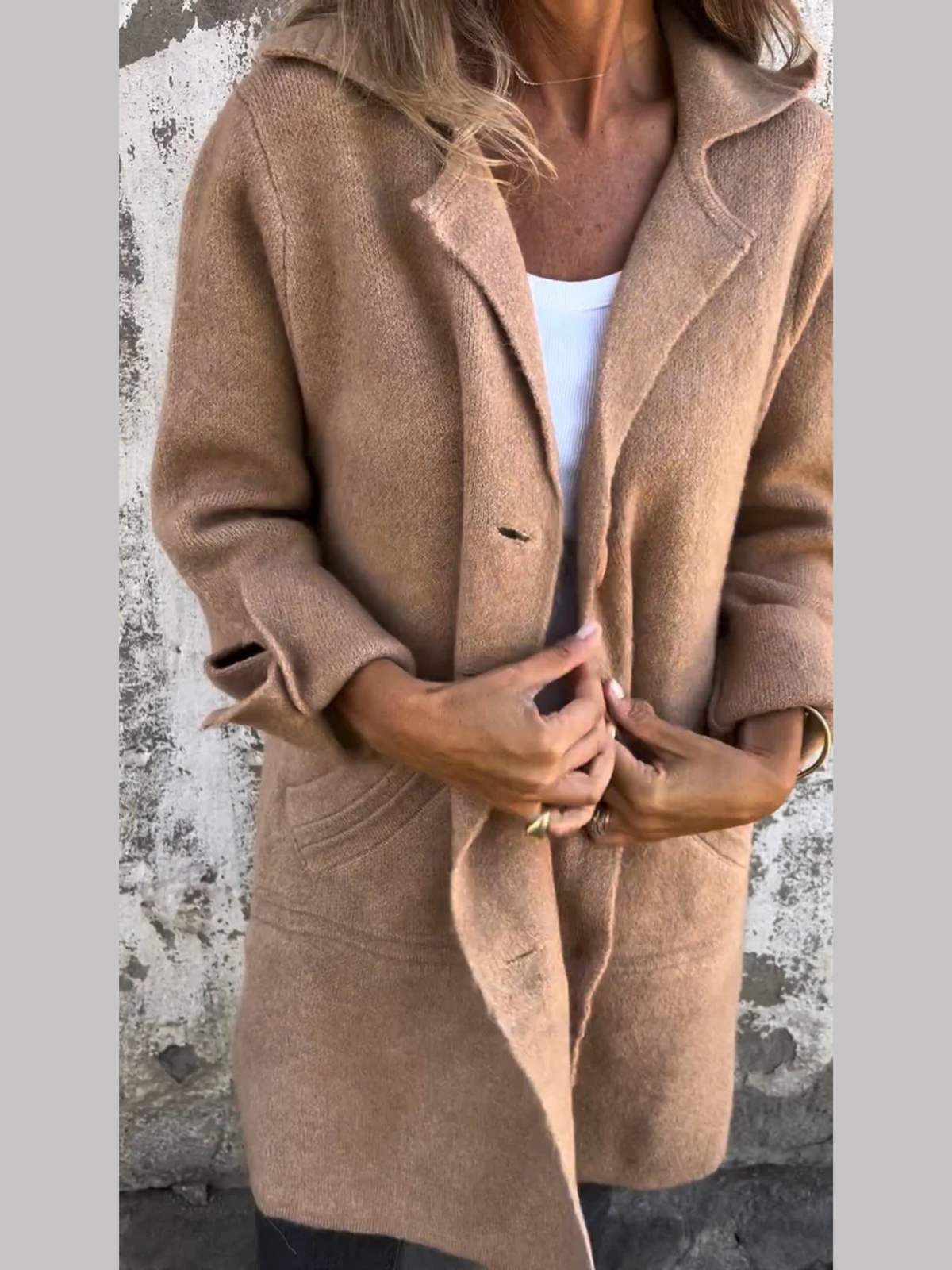 Strickjacke Damen Lang | Bequem & Vielseitig 7