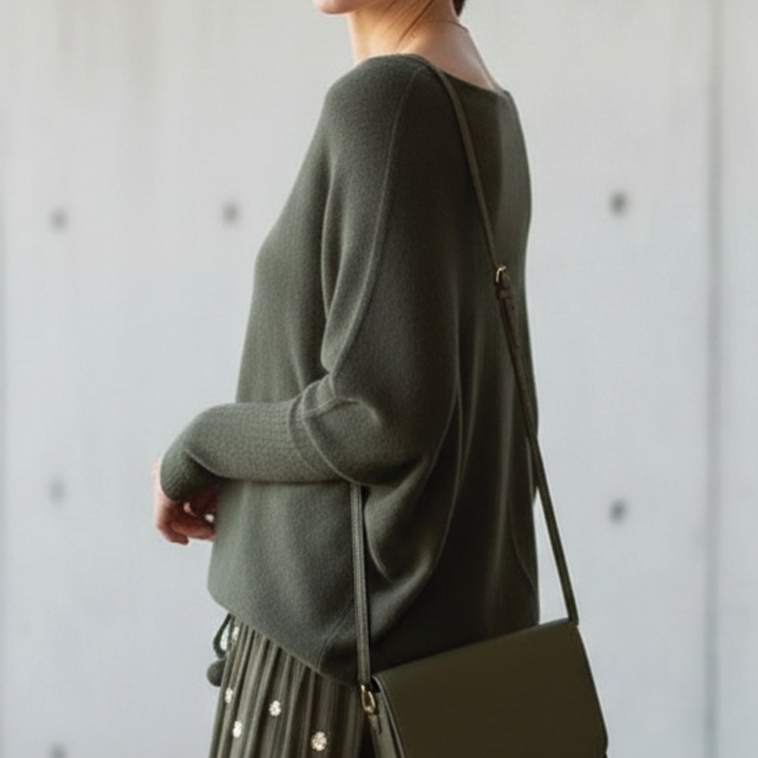 Pullover Damen | Locker Geschnitten & Schulterfrei 6