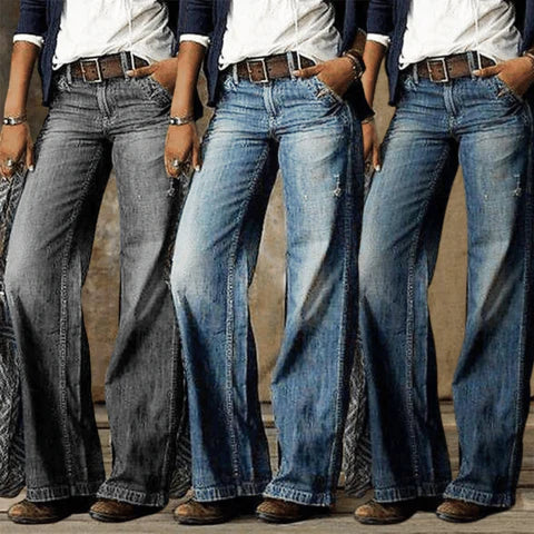 Jeans Damen High-Waist | Weit Ausgestelltes Bein 5