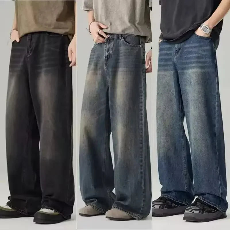 Baggy Wide Legs Jeans für Männer | Retro Style