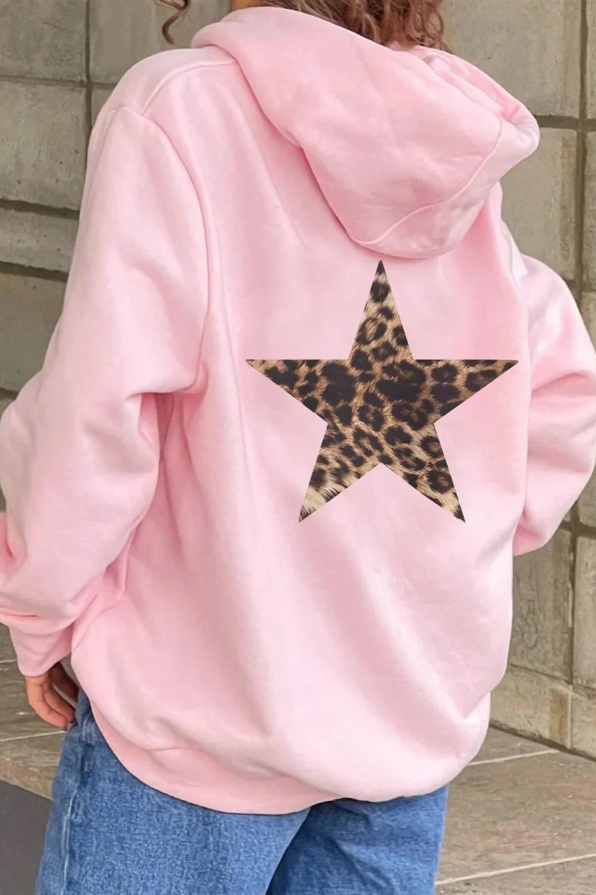 Damen Hoodie Mit Sternprint Und Lockerer Passform 12