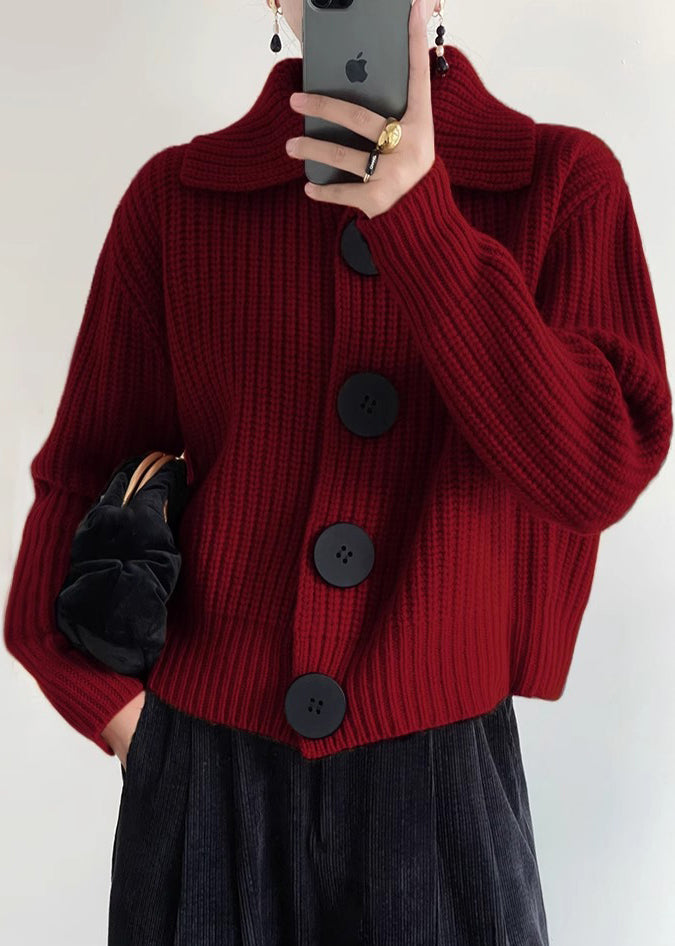 Damen Strickjacke mit Peter-Pan-Kragen | Winter