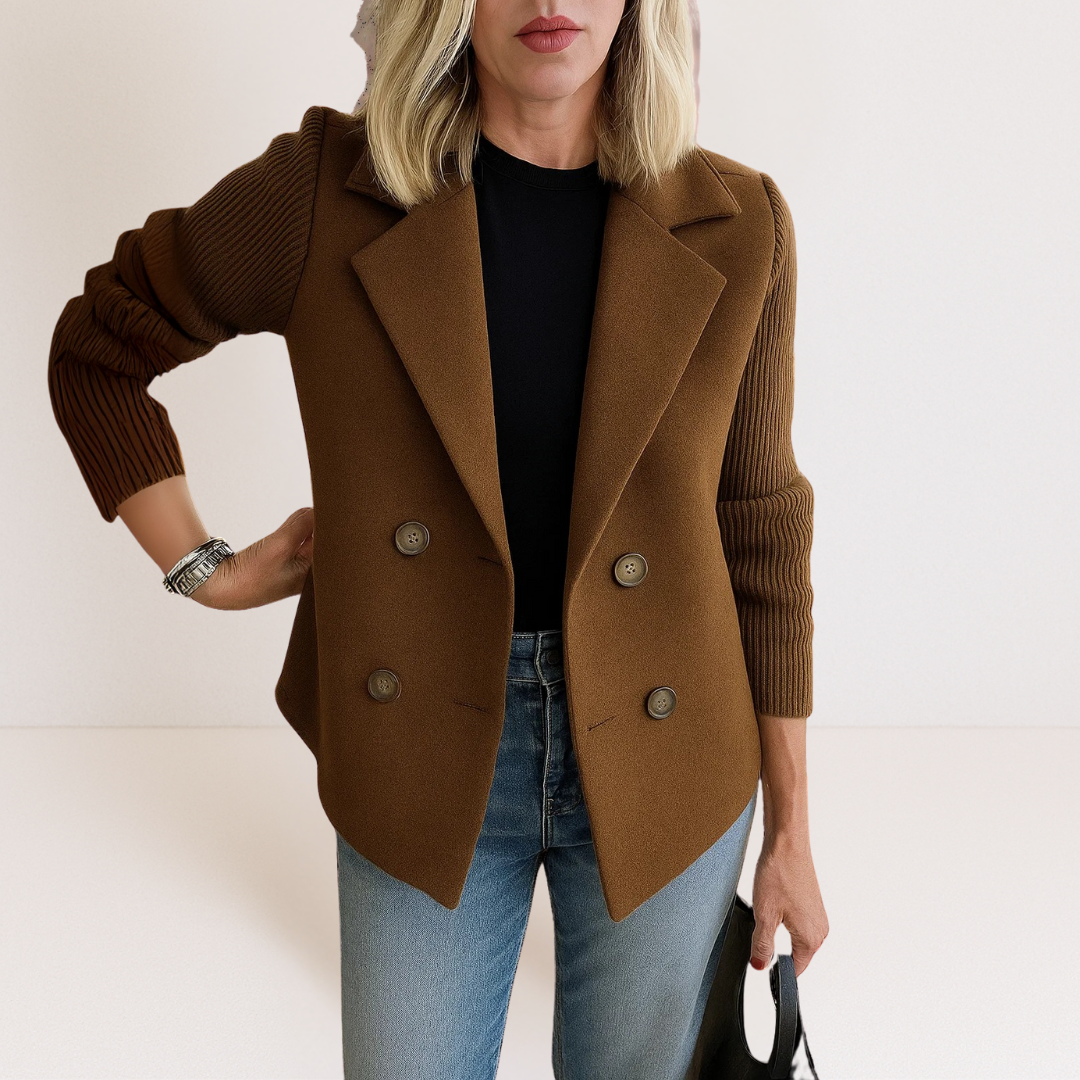 Ewa – Strickblazer mit Knopfleiste 9