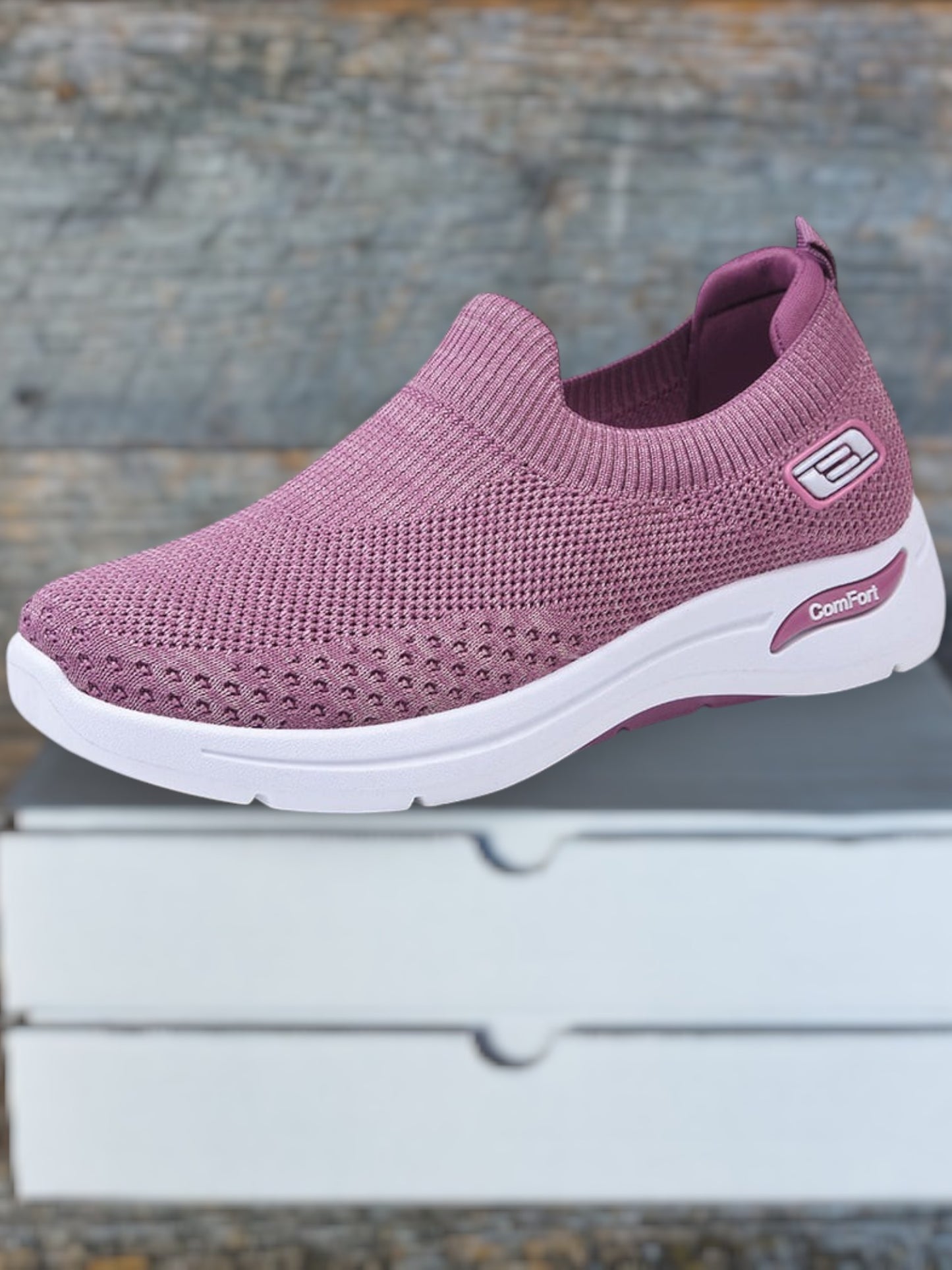 Famke | Sneaker Damen mit Kissenkomfort, Atmungsaktiv und Wetterfest für breite Füße