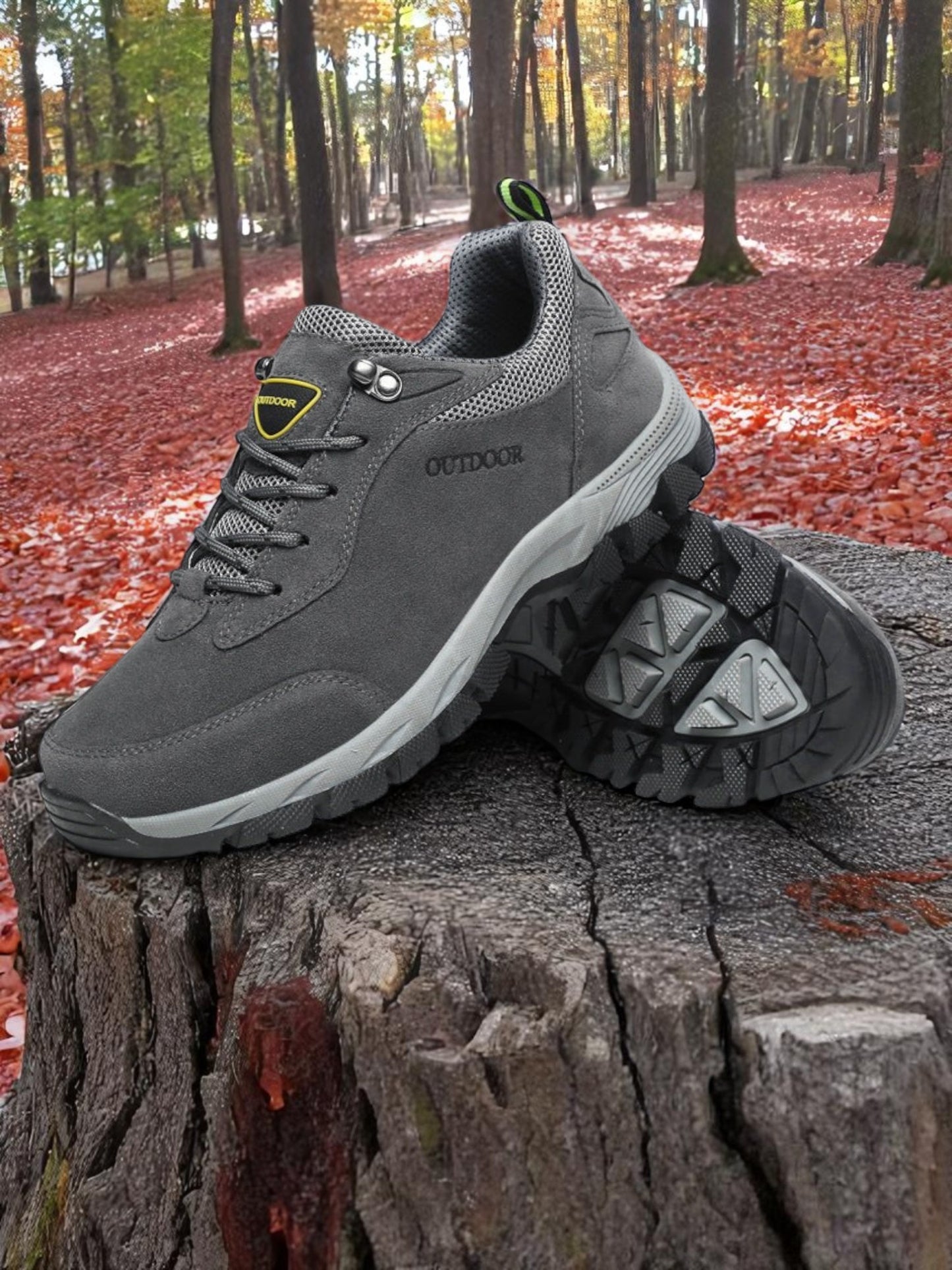 Fedde | Ergonomische Wanderschuhe für Damen und Herren aus robustem Leder mit breiter Zehenbox und rutschfester Sohle