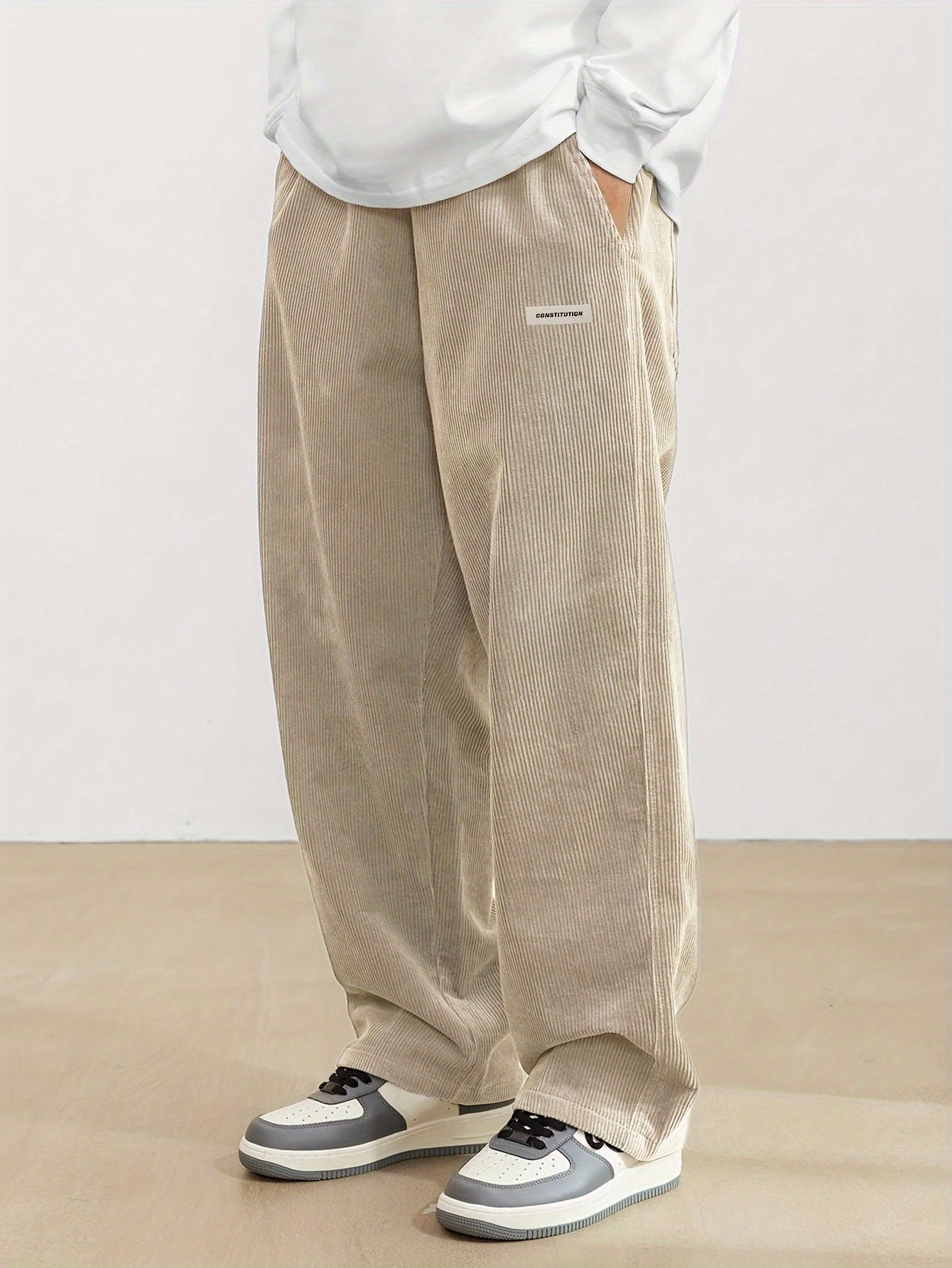Herren Cordhose mit Taschen - Braun 6