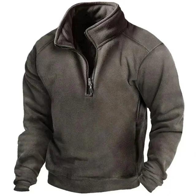 Herrenpullover Winddicht Hoher Kragen | Winter