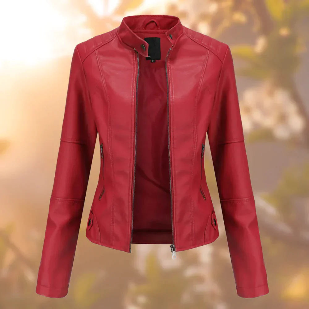 Jacke Damen | Biker-Look & Stehkragen