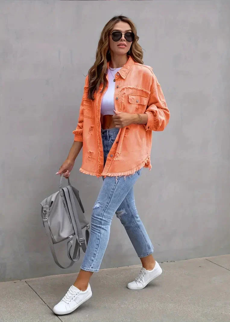 Jacke Damen | Oversize & Hemdkragen