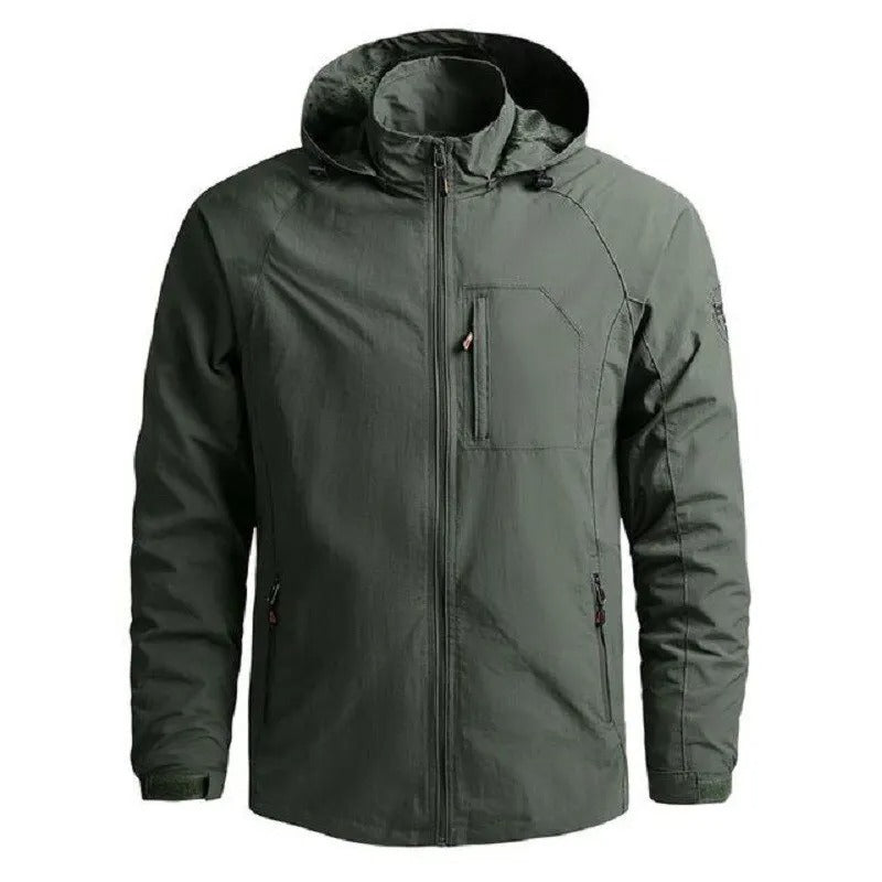 Jacke Herren | Leichte Freizeitjacke mit Stehkragen