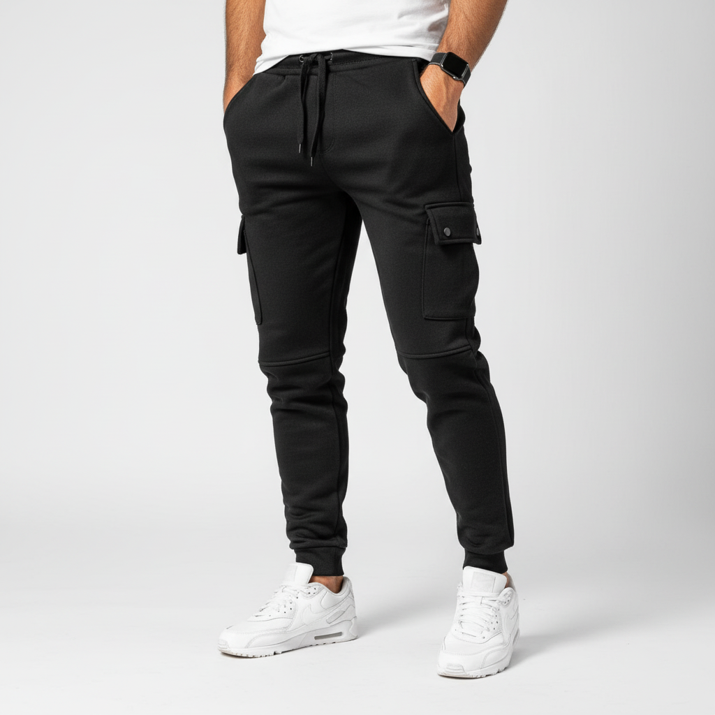 Jogginghose Herren | Kordelzug & Cargotaschen für Sport