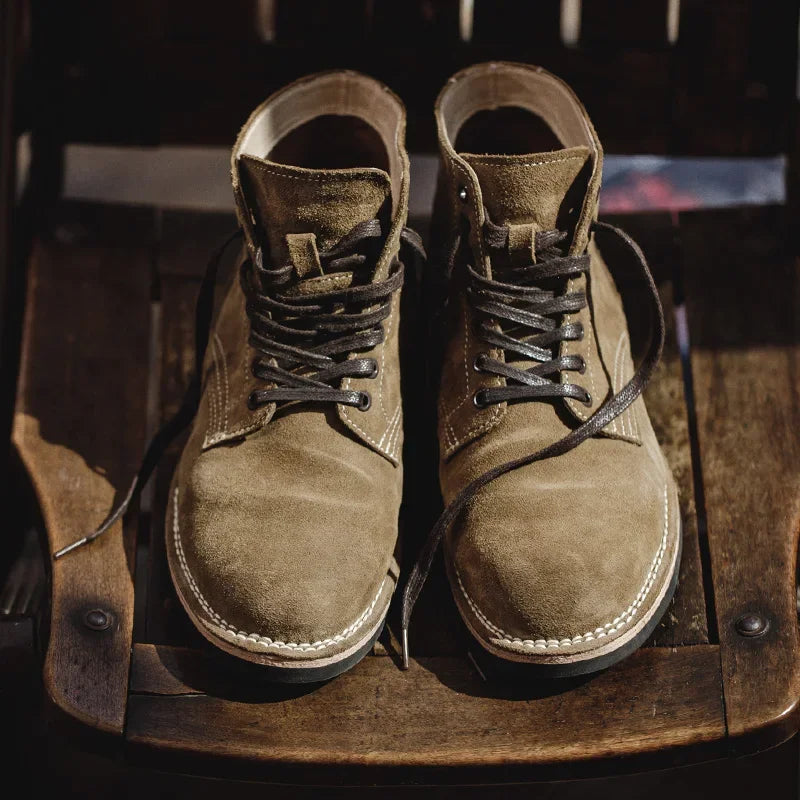 Knöchel Schuhe Herren | Schnürung & Wildleder-Look