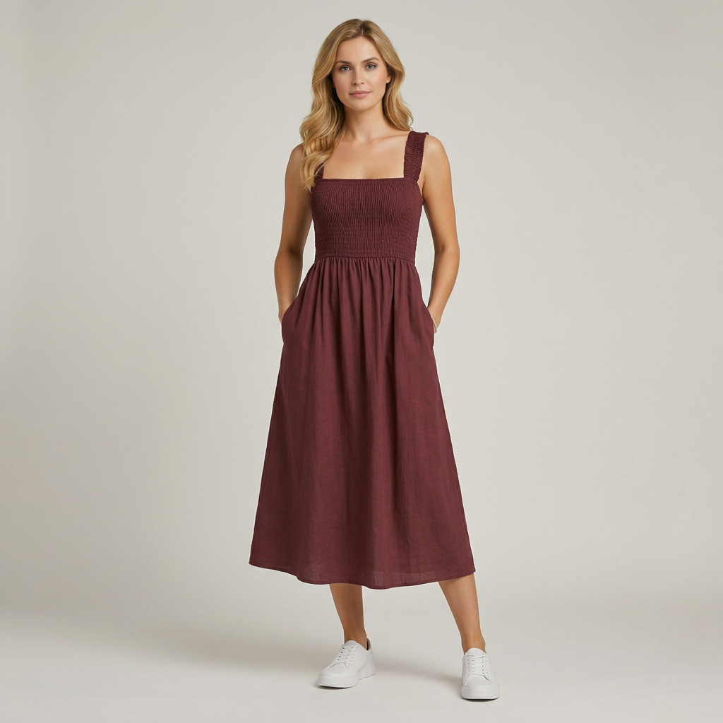 Leda | Elegantes Maxikleid für stilvolle Sommerabende 1