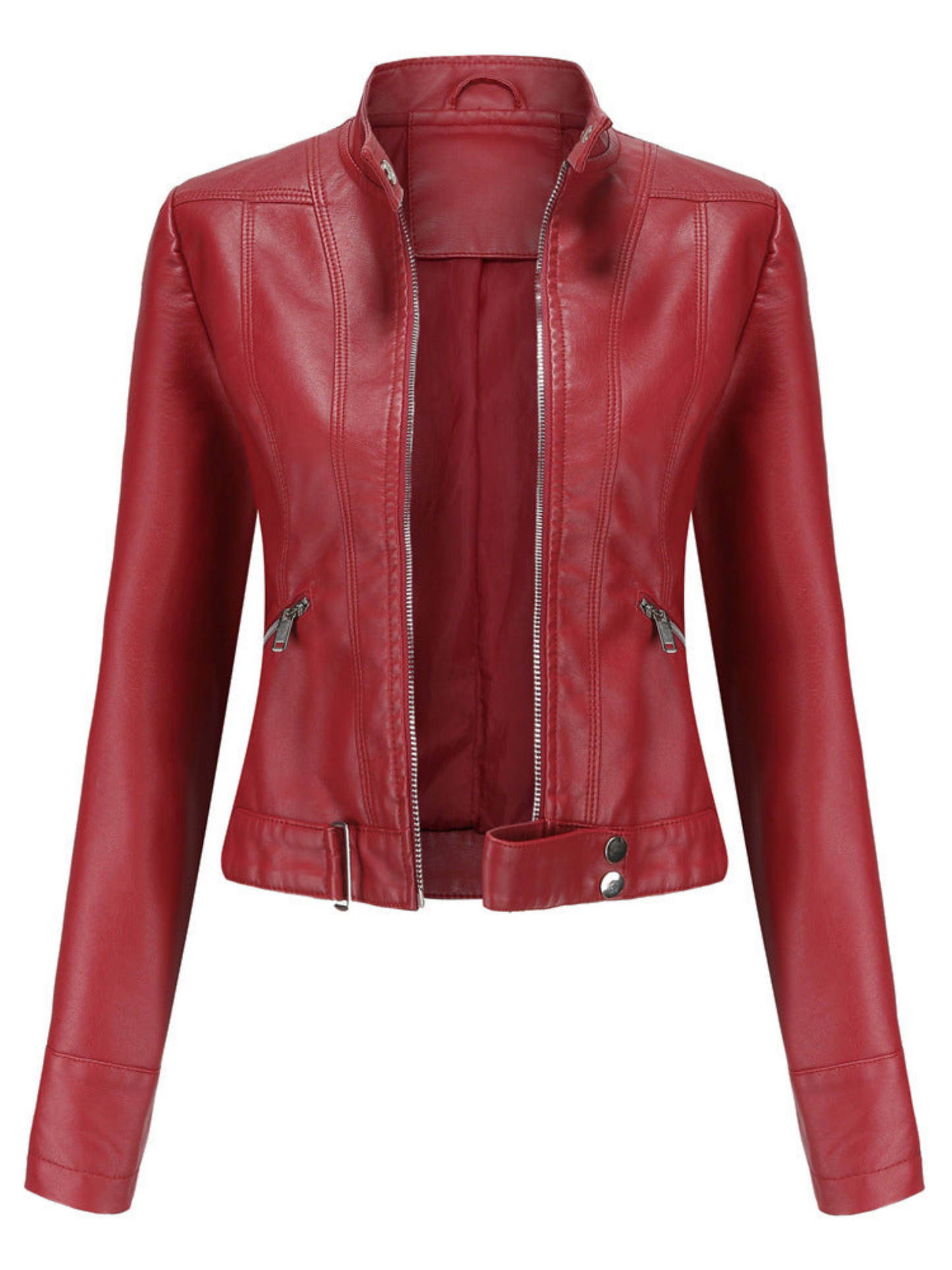 Lederjacke für Damen | Taillierte Passform | Winter
