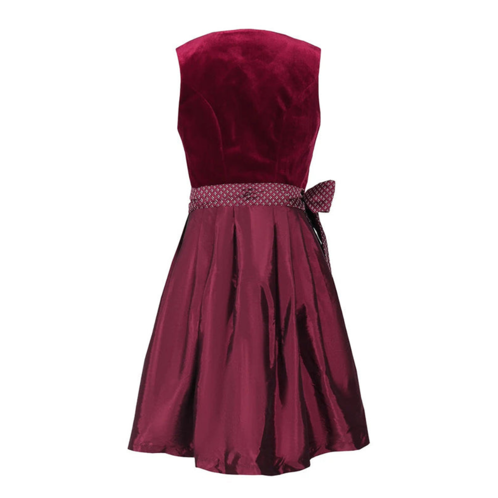Oktoberfest Dirndlkleid | Ärmellos, Kontrastdesign