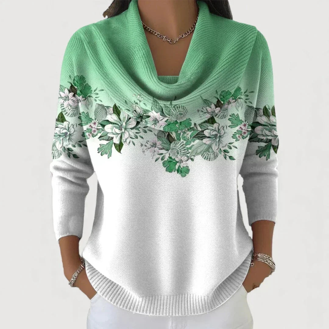 Pullover Damen | Drapierter Ausschnitt & Soft-Touch 4