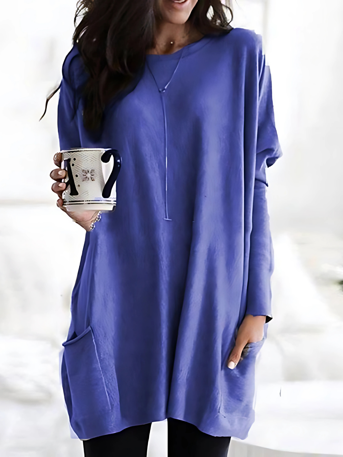 Oversize Pullover für Damen | Mit Taschen