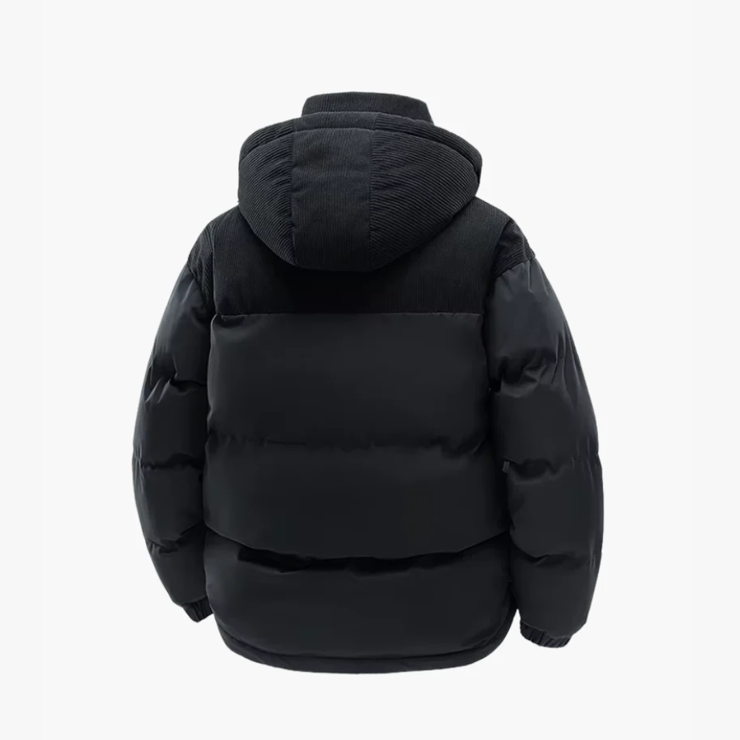 Herren Pufferjacke | Isoliert mit Kapuze für den Winter