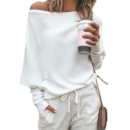 Pullover Damen | Off-Shoulder & Rippstrick