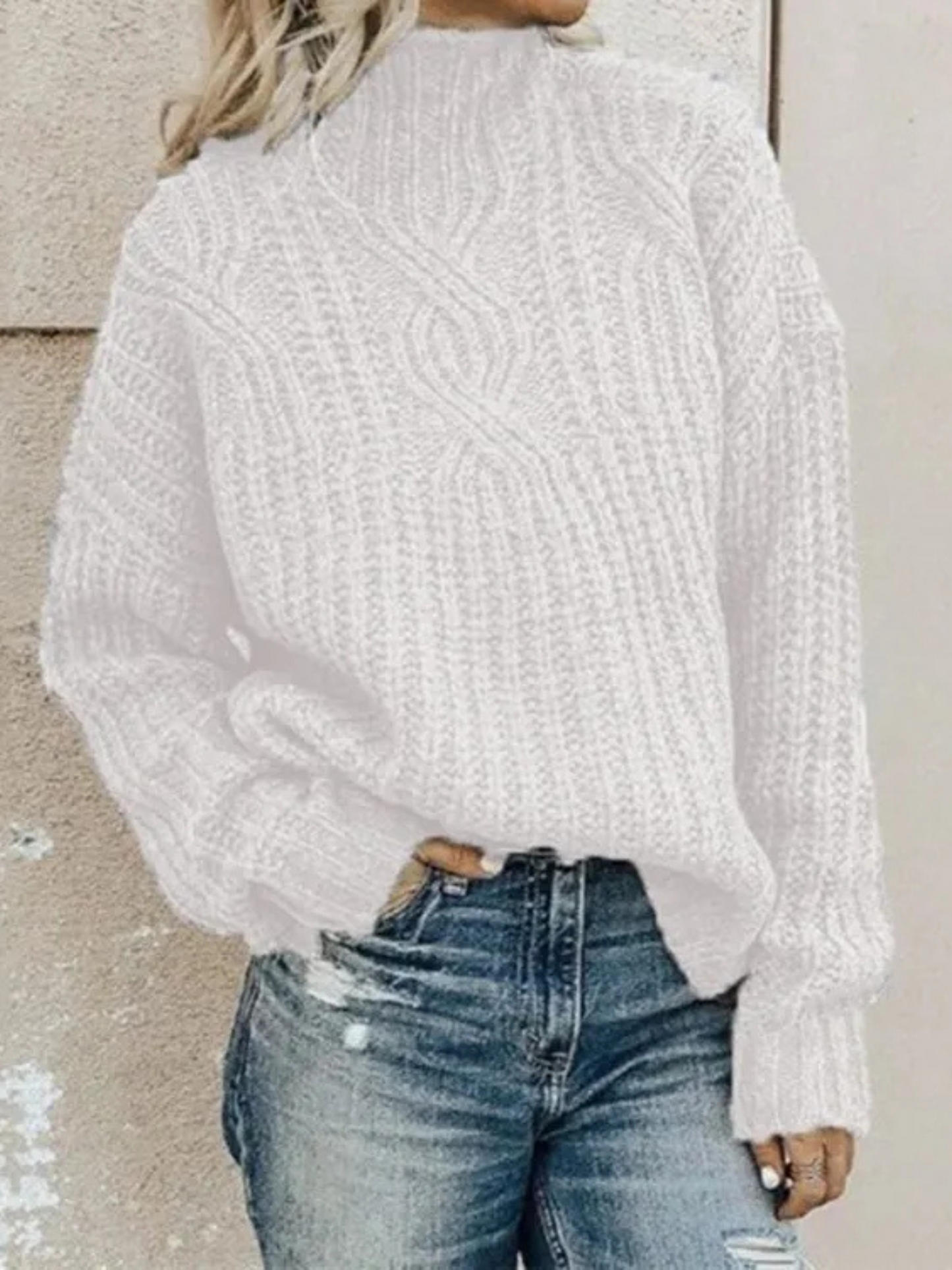 Rollkragenpullover Damen | Bequeme Passform