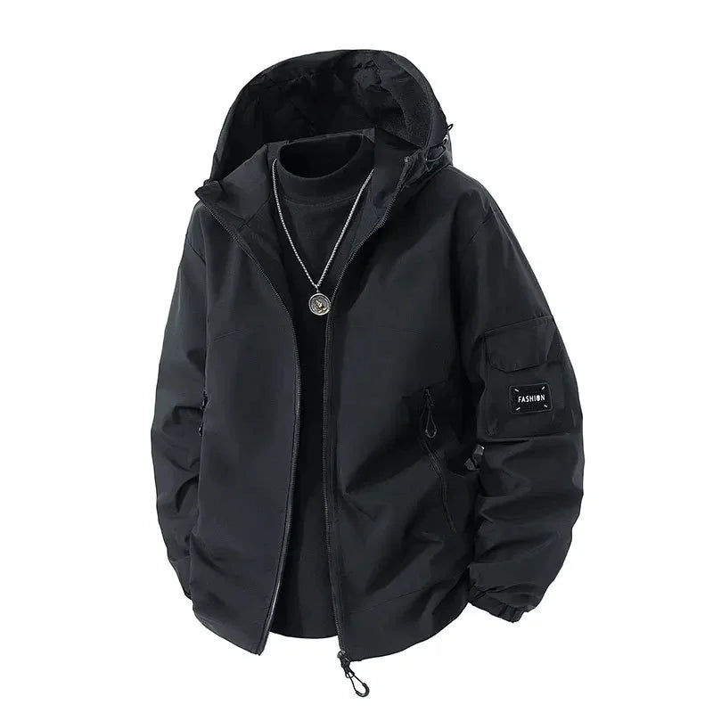 Skijacke für Männer | Kapuze, Atemend | Winterjacke