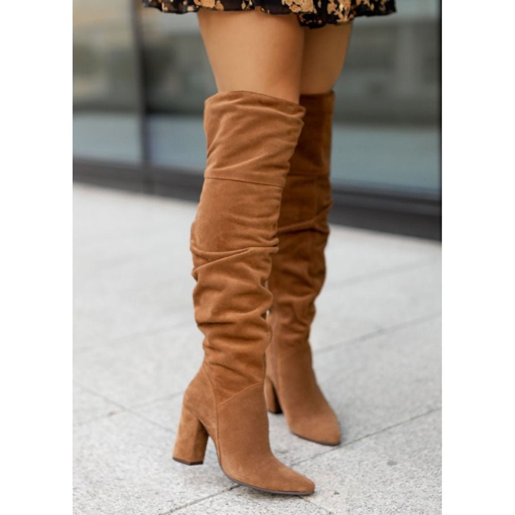 Stiefeletten für Damen | Bequemes Schlupfdesign | Normale Passform