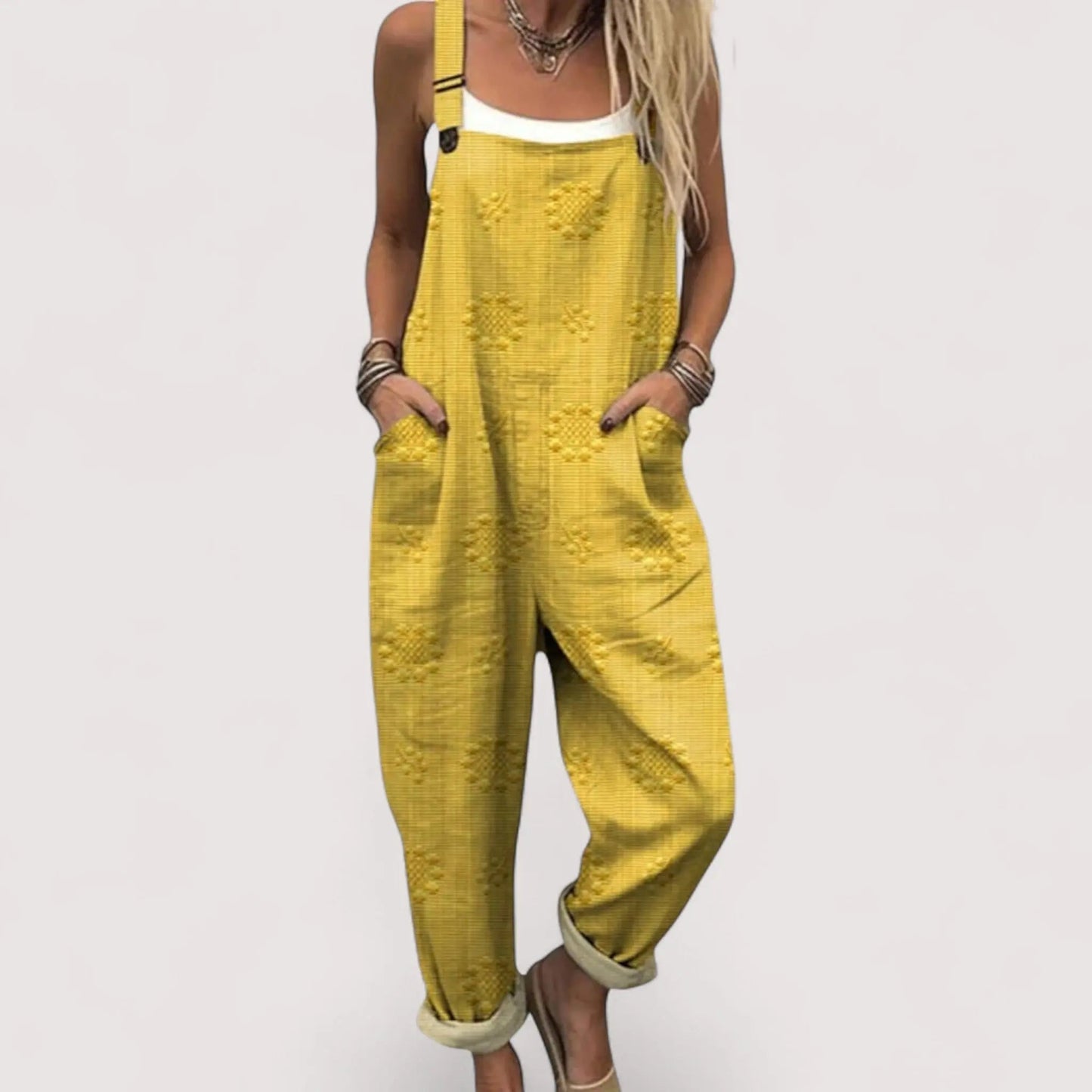 Overall Jumpsuit Damen | Latzhose & Boho-Blumenprint