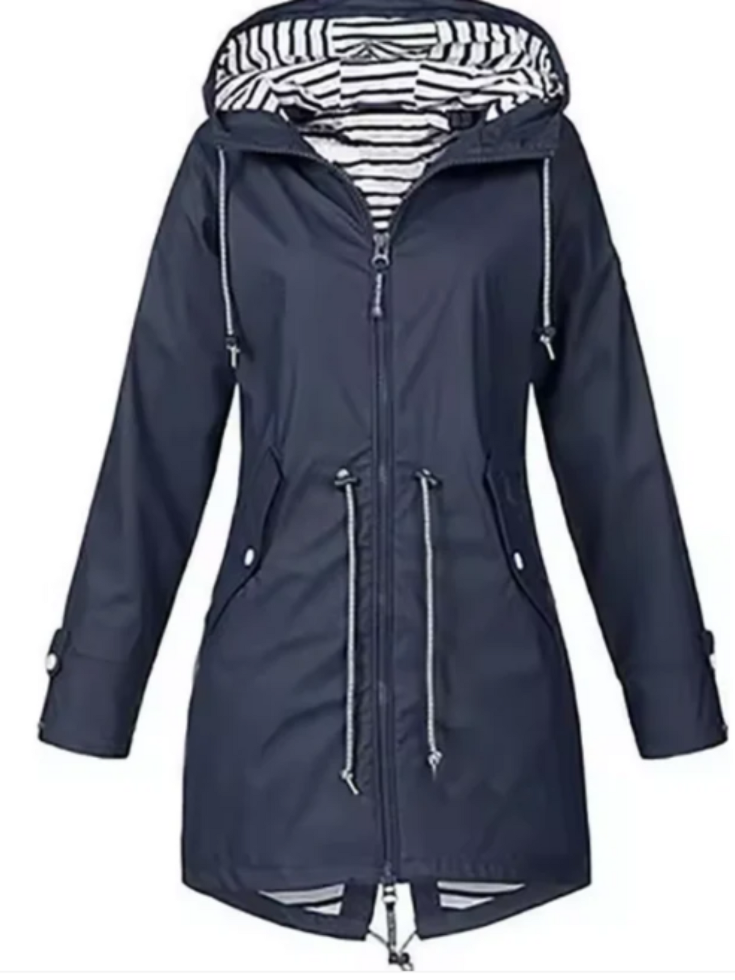 Wasserdichte Jacke für Damen | Kapuze, feminine Passform