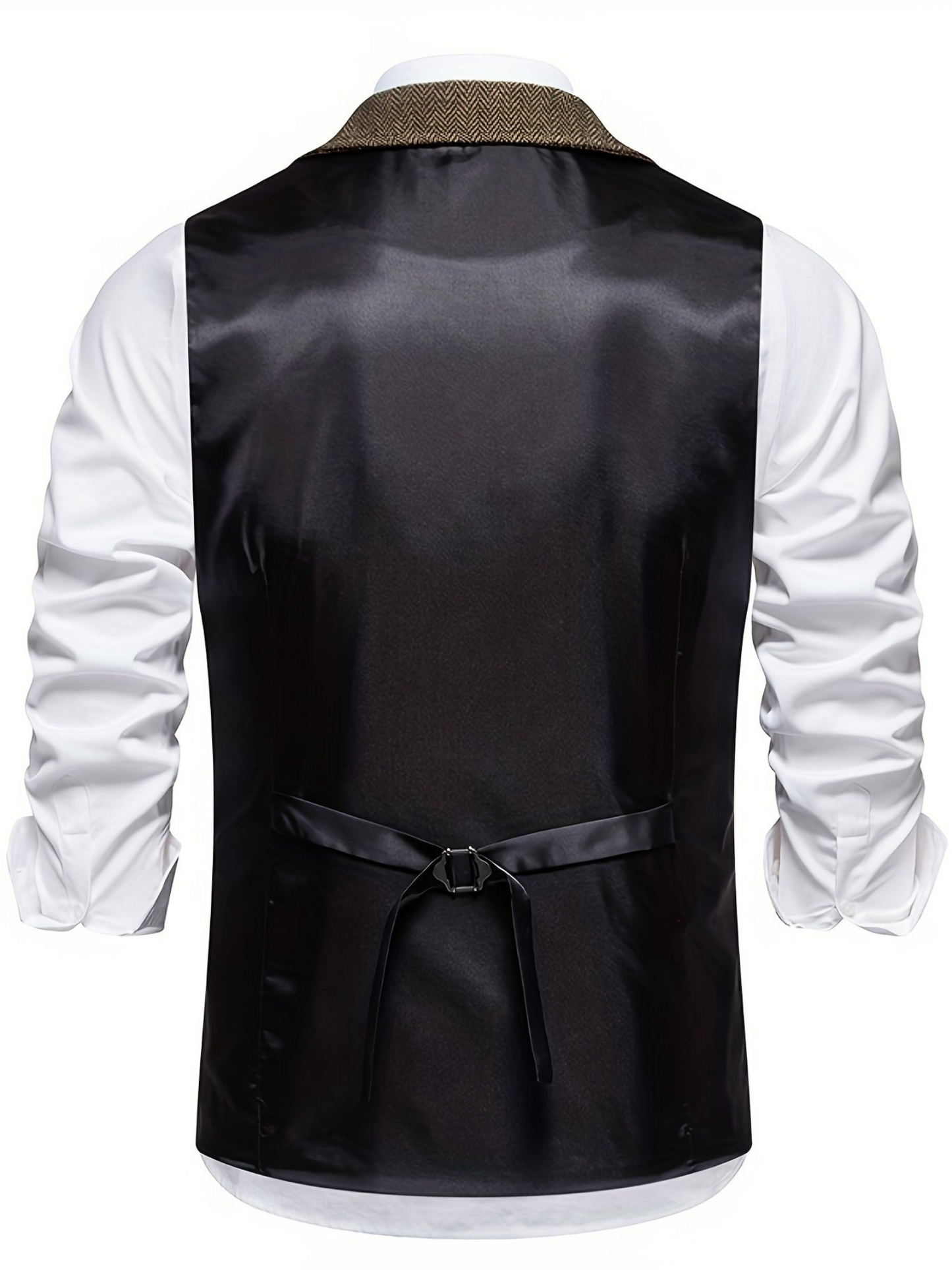 Weste für Herren, Fischgrätenmuster | Tailored Fit