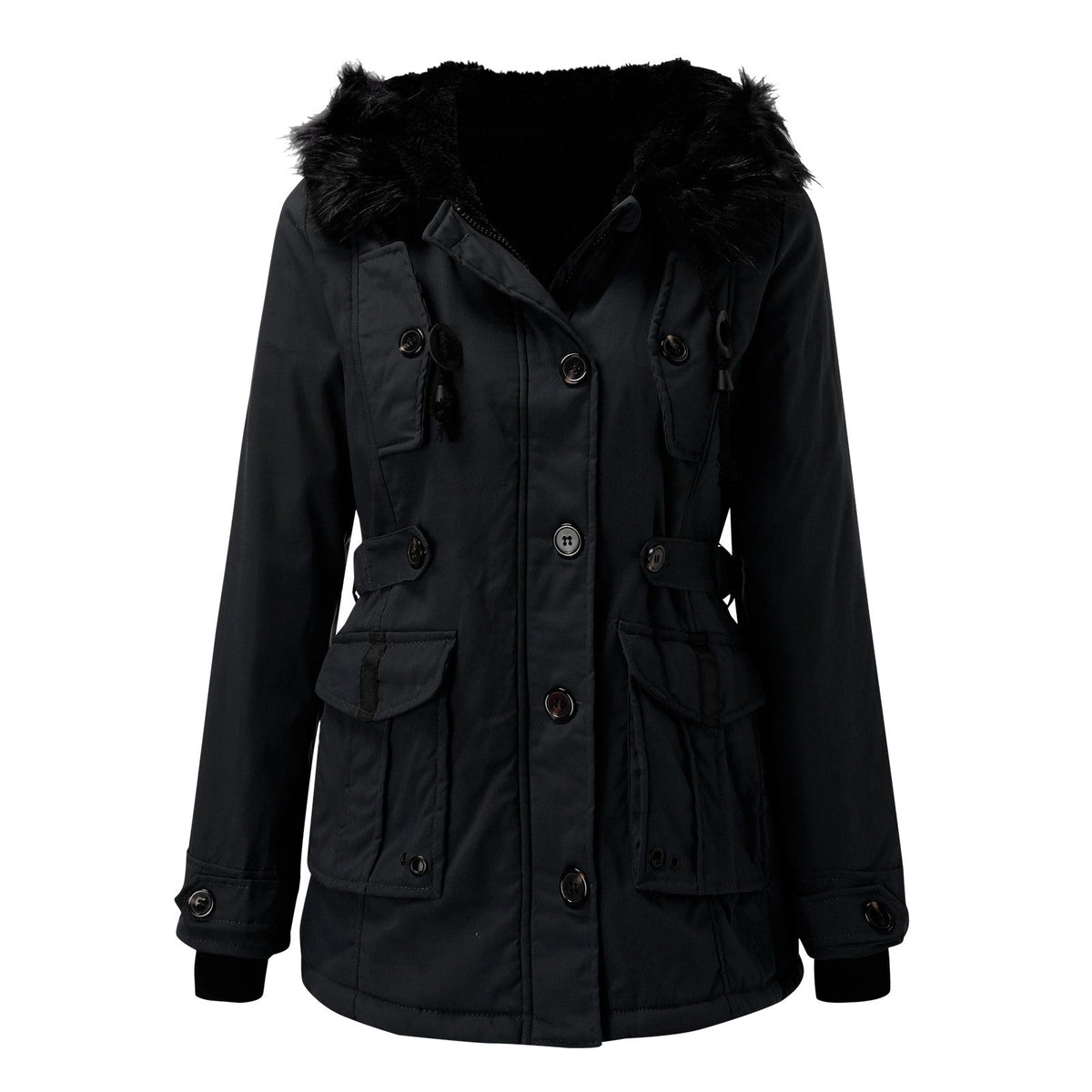 Winterjacke Damen Longline | Warm & Kapuze 9