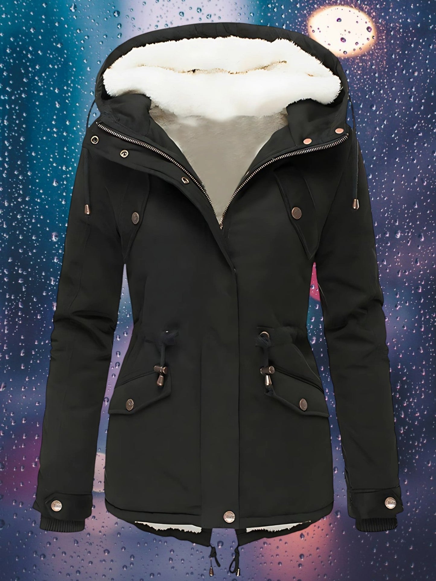 Winterjacke Damen | Abnehmbare Kapuze