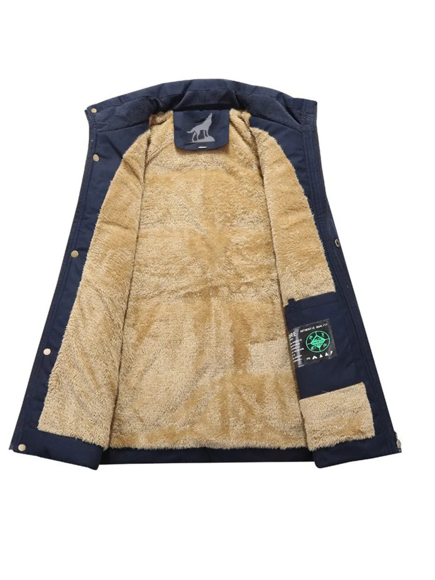 Winterparkajacke für Herren | Abnehmbare Kapuze