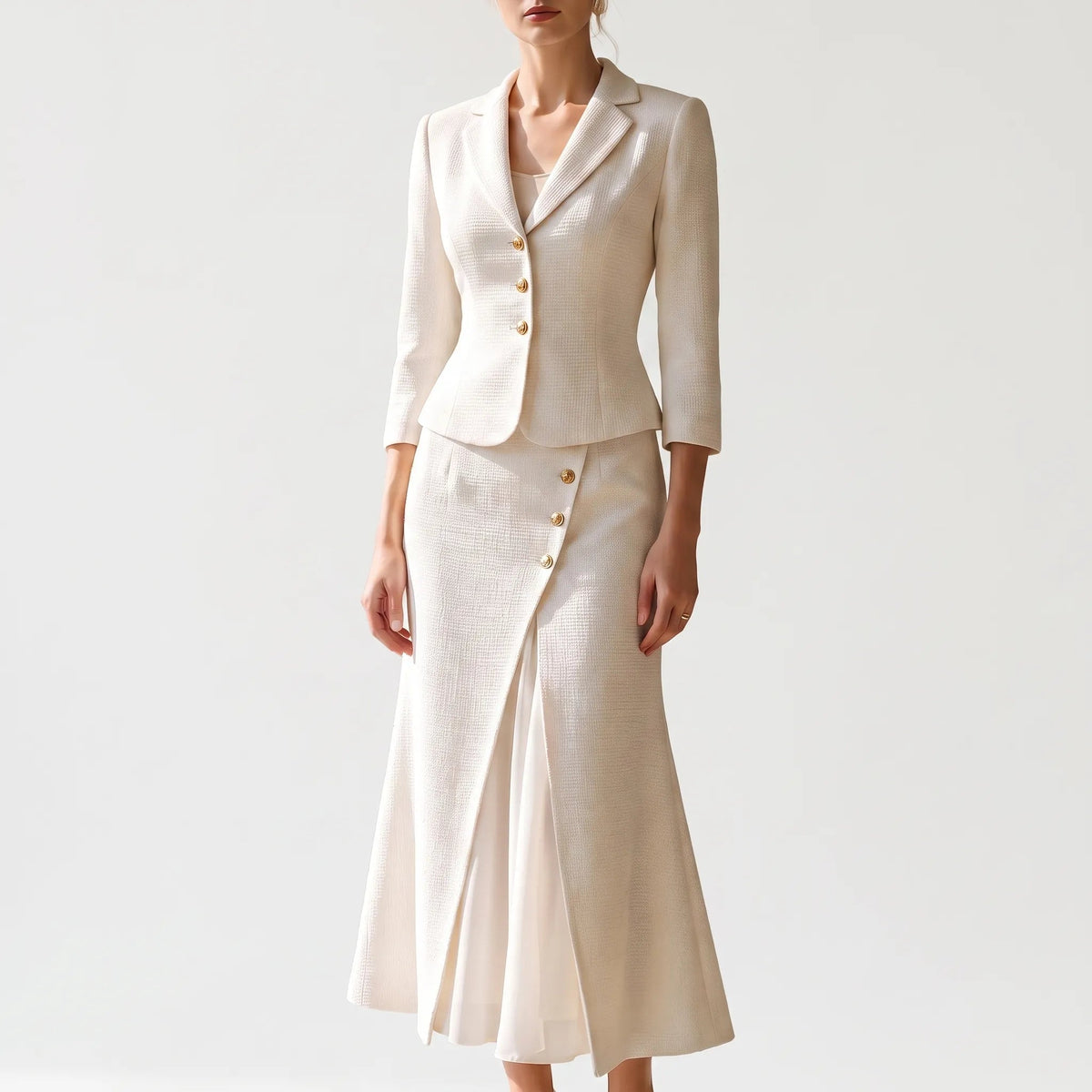 Zweiteiliges Set Damen | Blazer & Fishtail-Rock