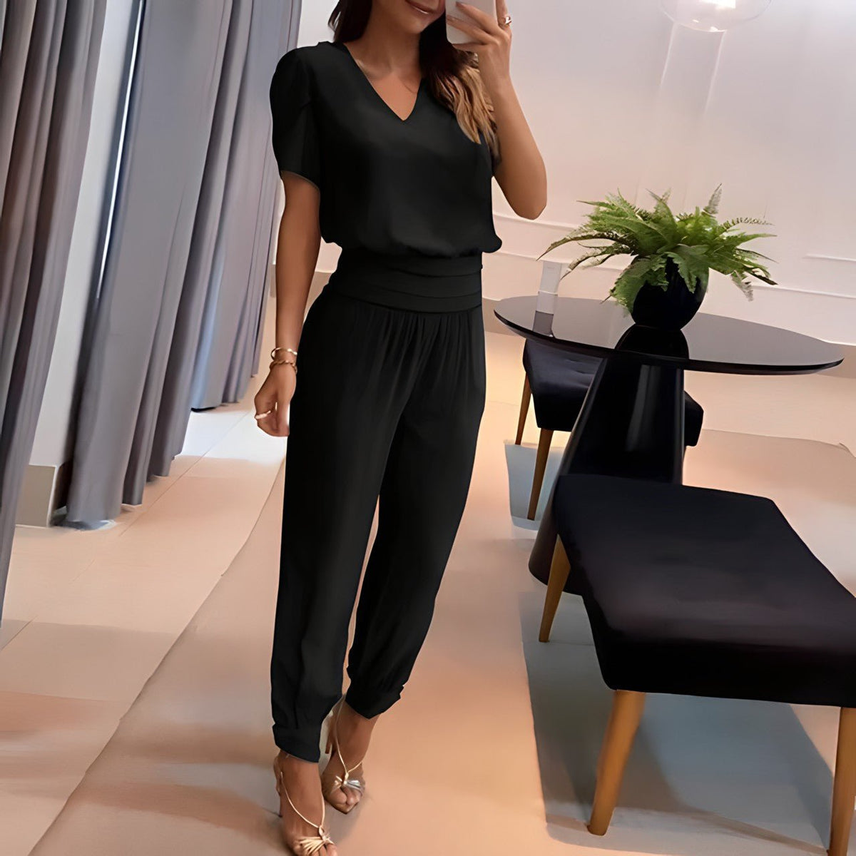 Blusen- und Hosenset Damen | Elegant & Bequem 4