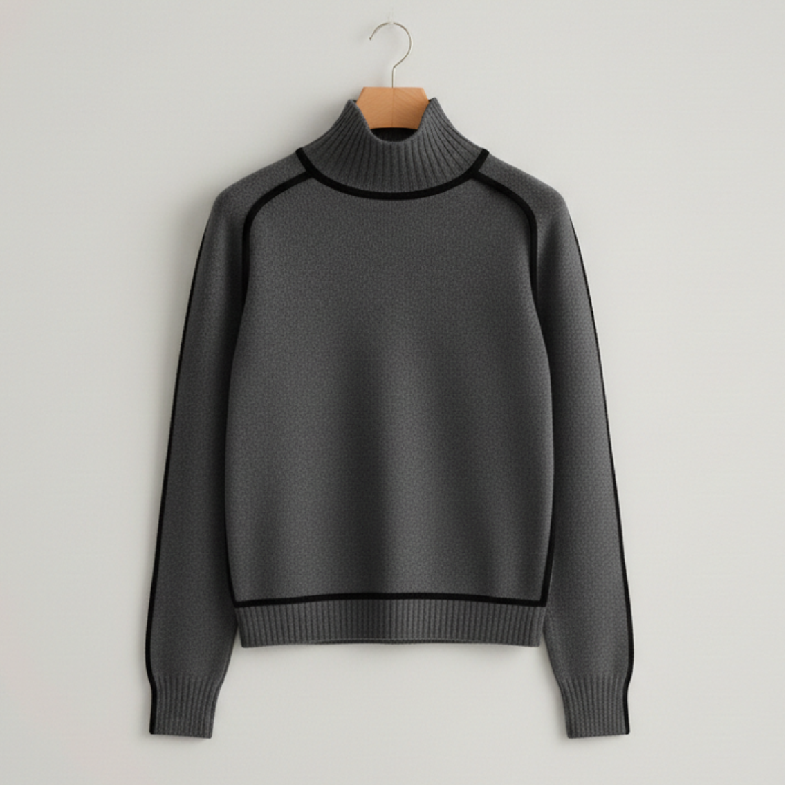 Damen Rollkragenpullover Strickpullover Elastisch Figurbetont 10