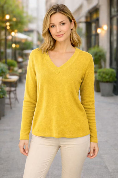Strickpullover Damen | Vintage V-Ausschnitt & Wärmend 8
