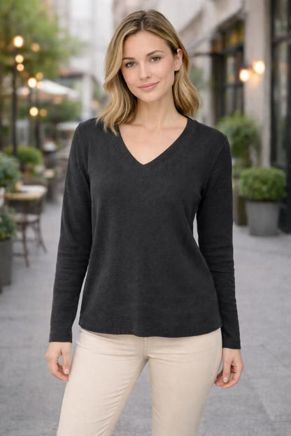 Strickpullover Damen | Vintage V-Ausschnitt & Wärmend 1