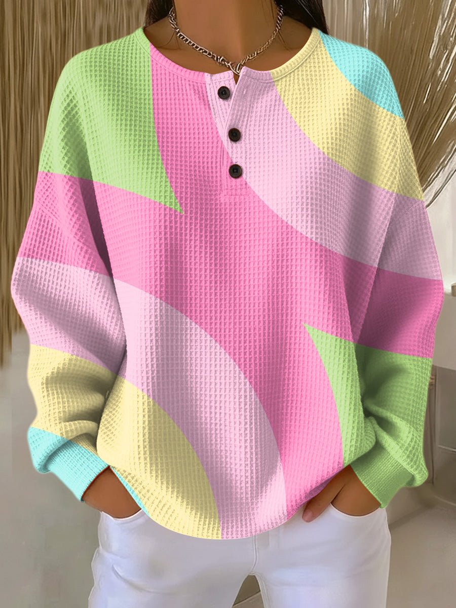 Vera | Sweaters – Luxurious Geometric Pattern for Women