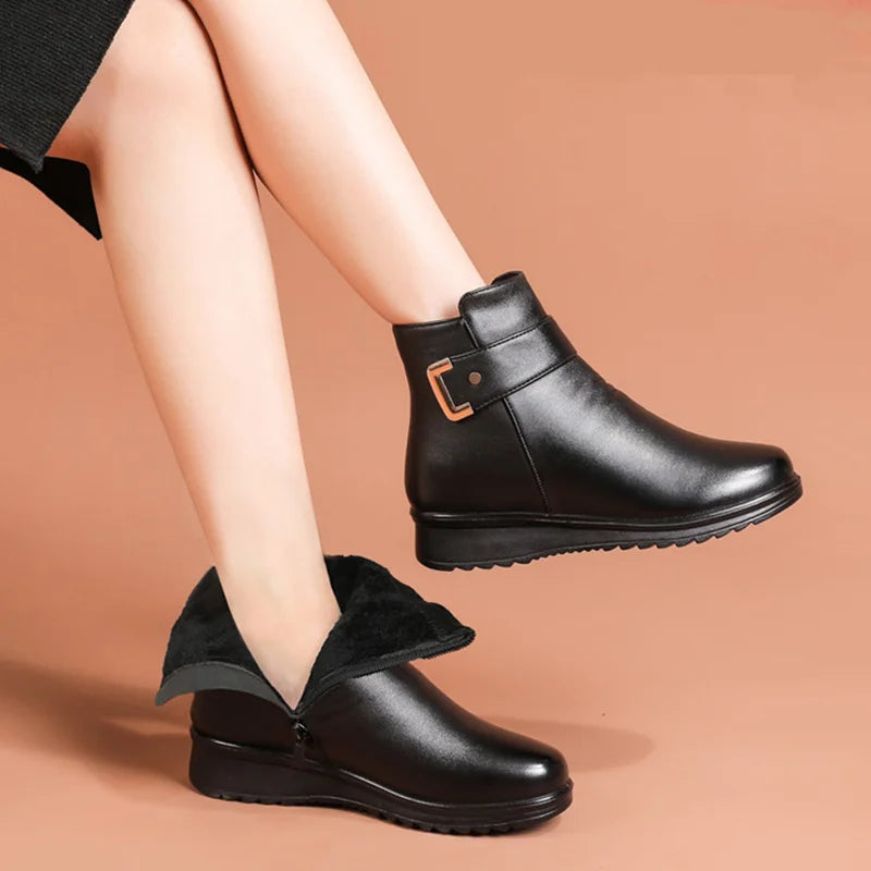 Winterstiefel Damen | Warm Gefüttert & Rutschfest 3