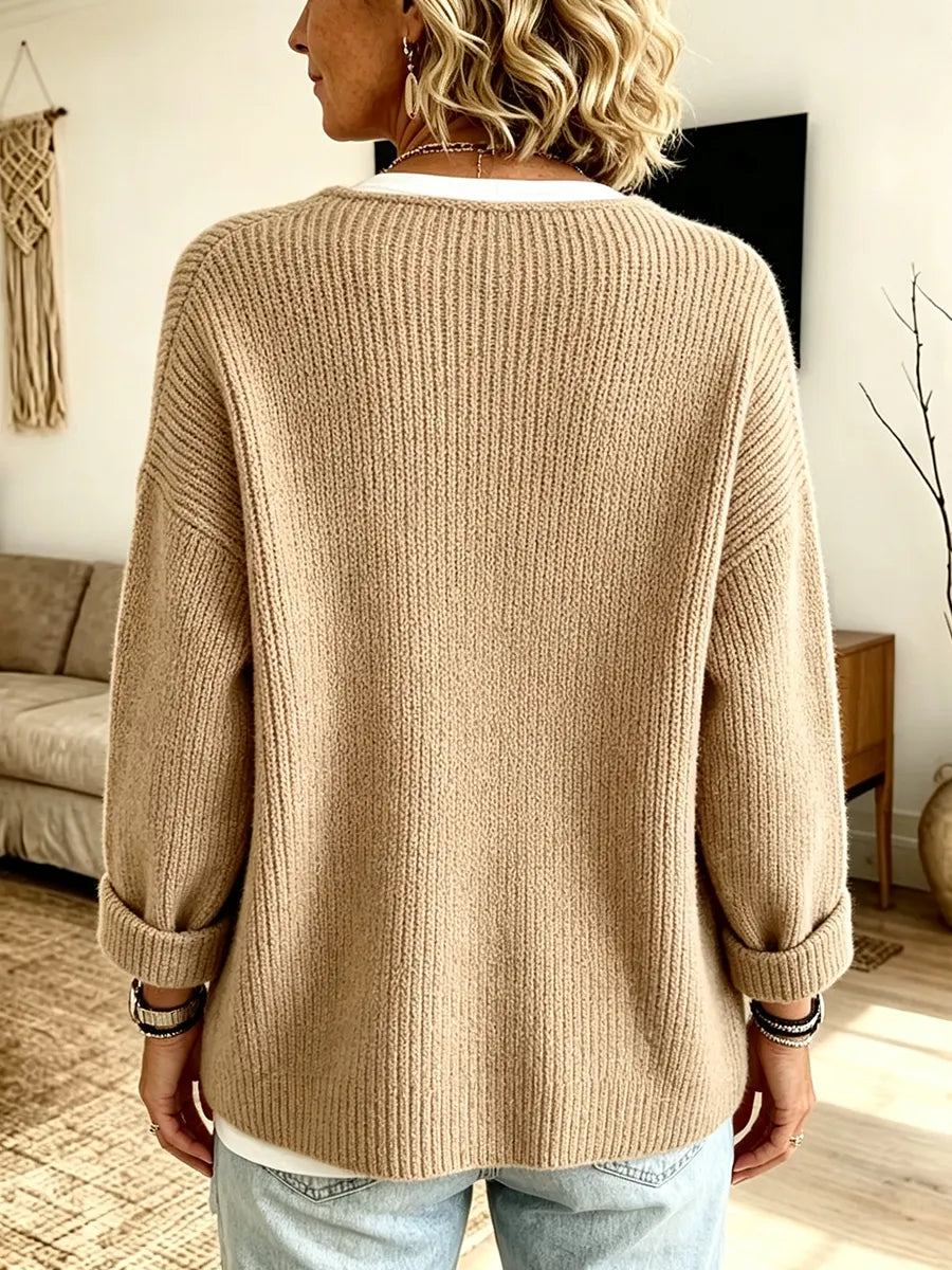 Strickjacke Damen | Locker & Knopfdetails 3