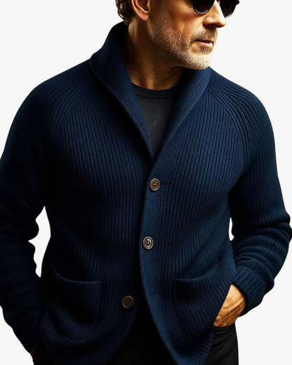 Strickjacke Herren | Knopfleiste & Hochgeschlossener Kragen 10