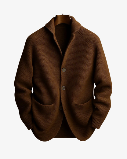 Strickjacke Herren | Knopfleiste & Hochgeschlossener Kragen 3