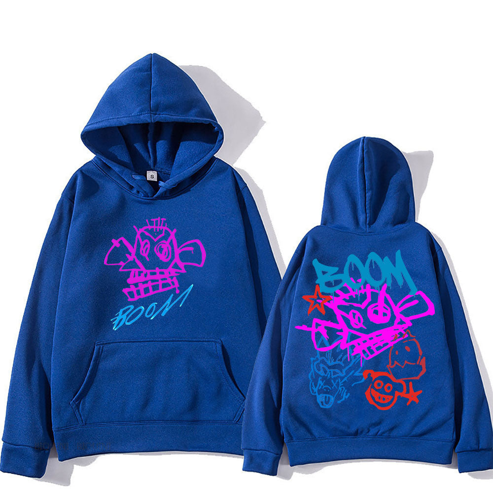Hoodie Damen Langarm | Cartoon Print 11