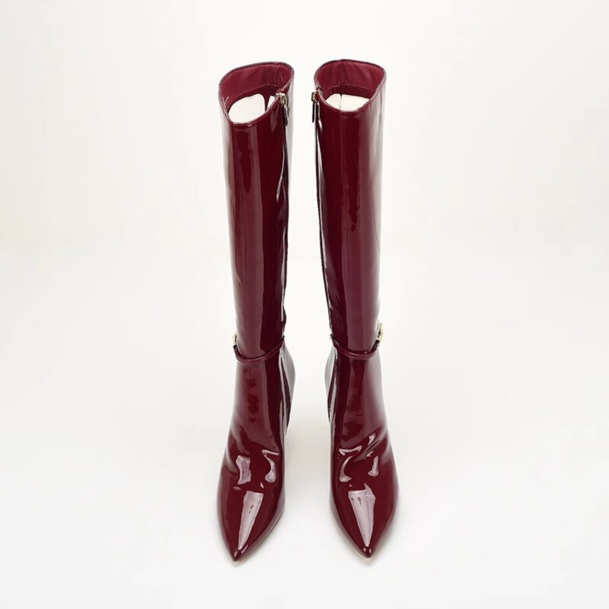 Schnallenstiefeletten Damen | Eleganter Spitzer Zehenbereich 2