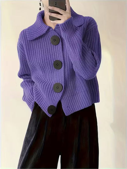 Strickpullover Damen | Mit Großen Knöpfen 3