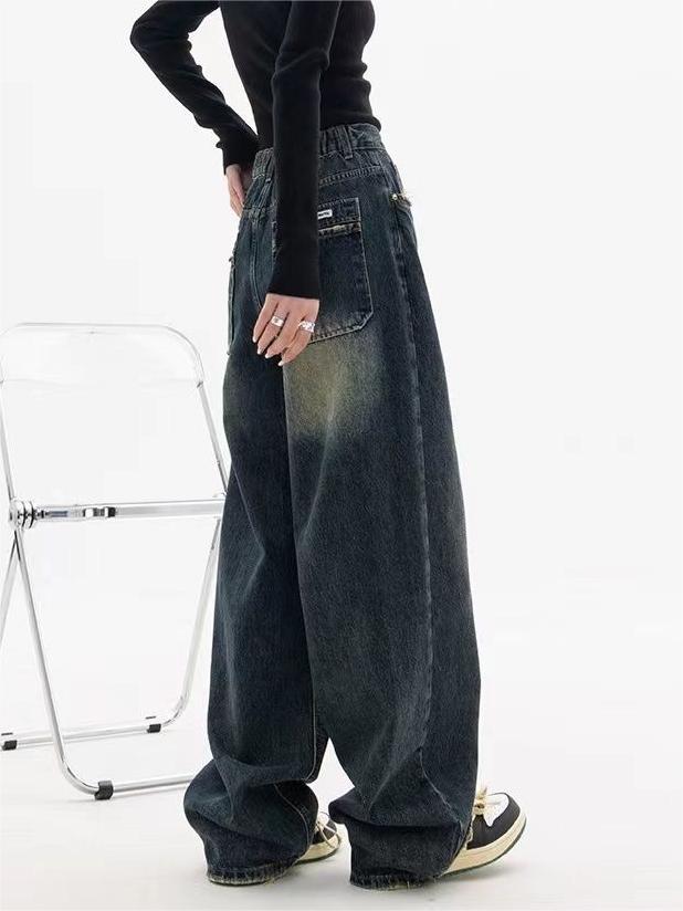 Baggy Jeans Damen | Vintage Waschung & Boyfriend Fit 7