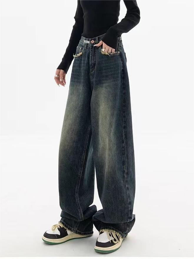 Baggy Jeans Damen | Vintage Waschung & Boyfriend Fit 5