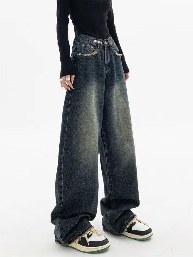 Baggy Jeans Damen | Vintage Waschung & Boyfriend Fit 6