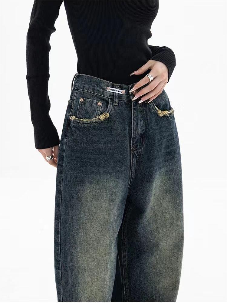 Baggy Jeans Damen | Vintage Waschung & Boyfriend Fit 9